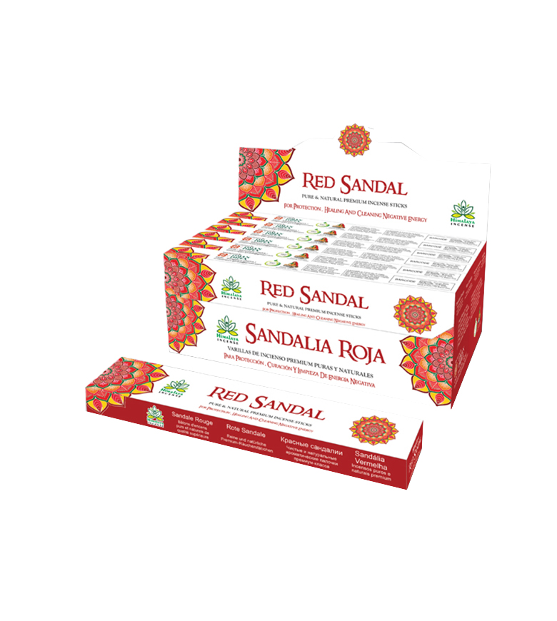Encens de sandale rouge de l'Himalaya - 15g